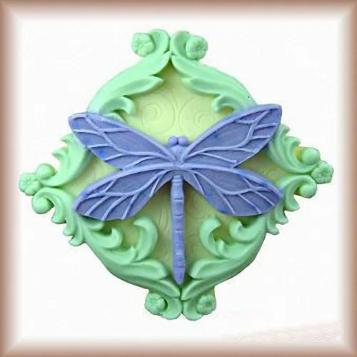 Miniatura 6 de Molde de jabón de libélula, molde de silicona MoldFun Dragonfly para jabones hechos a mano, barras de loción, bombas de baño, cera, yeso de París