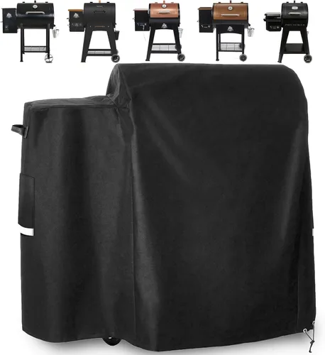 Miniatura 23 de Cubierta de parrilla Utheer para ahumador vertical de gas Pit Boss 3-Serie, cubierta impermeable anti-UV de 600D de longitud completa y resistente