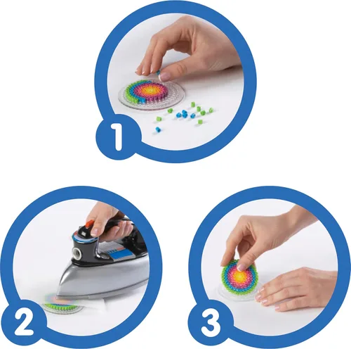 Miniatura 7 de Perler Beads - Tableros cuadrados amarillos, 2 unidades, 5.7 pulgadas de largo x 5.7 pulgadas de alto, pequeño