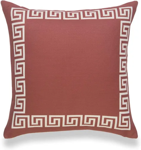 Miniatura 10 de Hofdeco Solo funda de almohada decorativa de otoño, para sofá, cama, borla a rayas naranjas, 18 x 18 pulgadas Borla de rayas naranja claro 18"x18