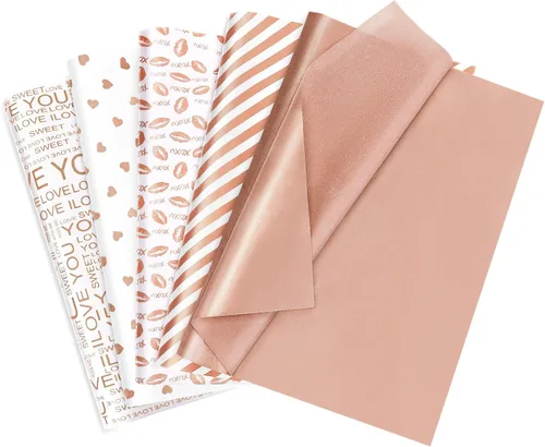 Miniatura 19 de Larcenciel 60 hojas de papel de seda floral vintage, papel de seda de arte de flores silvestres para bolsas de regalo y embalaje, suministros