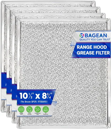 Miniatura 8 de Bagean Filtro de ventilación para campana de estufa de 10.5 x 8.75 pulgadas 97006931 compatible con filtro de campana Broan BP29 – Filtros