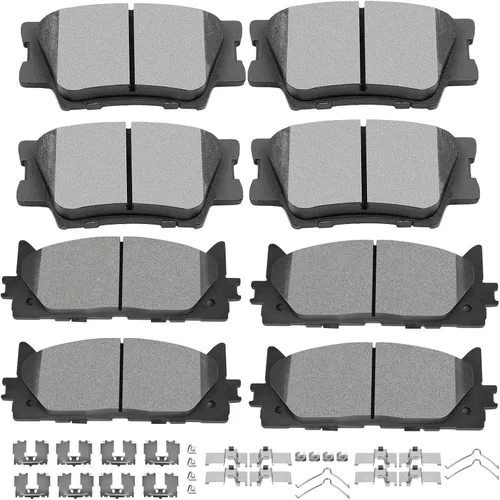 Miniatura 20 de SCITOO - Juego de pastillas de freno de cerámica, 8 pastillas de freno para Honda CR-V 2002-2004, 2003-2011 para Honda Element