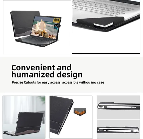 Miniatura 6 de Funda para laptop para Yoga 7i 16 pulgadas 2023 Yoga 7 16IRL8 /16IAH7/16IAP7 /16AHP9/16IM9 2-en-1 15z-ds100/15-cn/15-dr1007TX/15-cp0053cl Gris