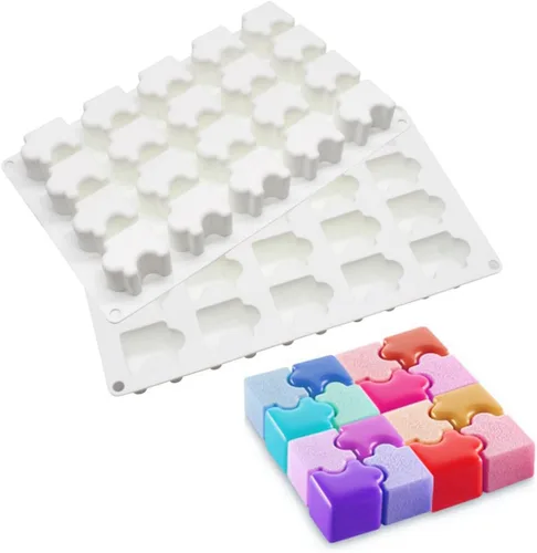 Miniatura 10 de mostsom Molde de silicona para pastel de mousse de flores, molde de helado, molde de chocolate, jabón, cupcakes 3D, utensilios para hornear, molde