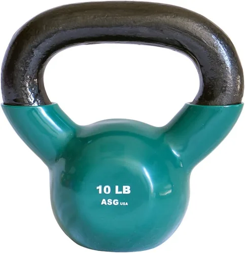 Miniatura 5 de Ader Vinyl Kettlebell Choice de 5,8,10,12,15,18,20,25-50 libras