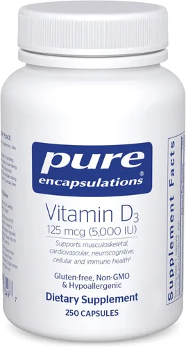 Miniatura 9 de Cápsulas puras - Vitamina D3 5,000, 5000 IU, 1