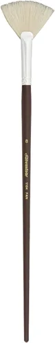 Miniatura 48 de Silver Brush Limited 1903S6 Bristlon Filbert - Brocha para pinturas acrílicas y al óleo, tamaño 6, mango corto Filbert - Mango corto