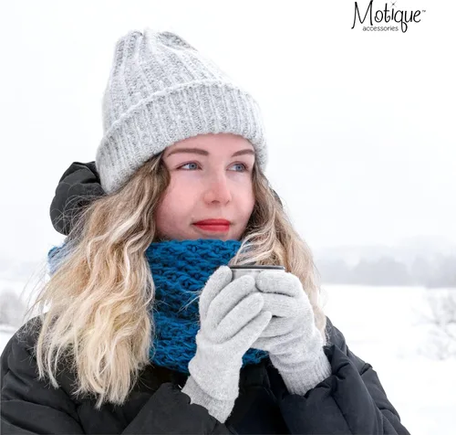 Miniatura 2 de Motique accesorios Magic guantes de punto para mujer colores sólidos