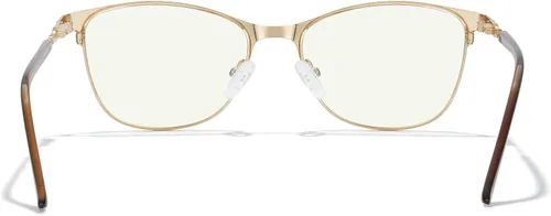 Miniatura 4 de MERRY'S Gafas de lectura para mujer, lentes de bloqueo de luz azul para mujer, anteojos de lectura para computadora Marrón-2.047 in