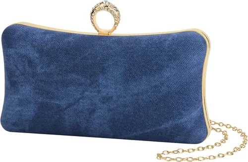 Demin - Bolsos de mano para mujer, bolsos de noche para mujer, bolsos de fiesta formales, bolsos de boda, cóctel, baile de graduación