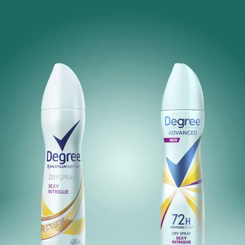 Miniatura 8 de Desodorante antitranspirante Degree para mujer en spray seco Sexy Intrigue, 3.8 onzas (paquete de 4)