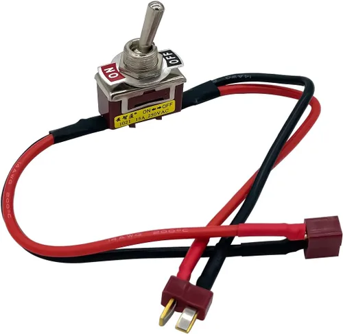 Interruptor eléctrico de encendido y apagado de corriente grande con enchufe en T para RC modelo avión dron coche ESC batería