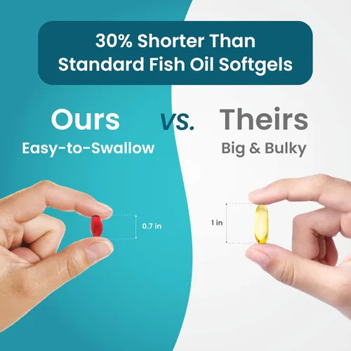 Miniatura 2 de Nutriana Cápsulas blandas de aceite de pescado de fórmula avanzada, 1500 mg de Omega 3 con 800 mg de EPA + 600 mg de DHA, 60