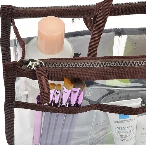 Miniatura 62 de Bolso de mano estilo cartera de Vercord para mujer con organizador incorporado, estampado bien definido, con manijas y cremallera, tamaño 2
