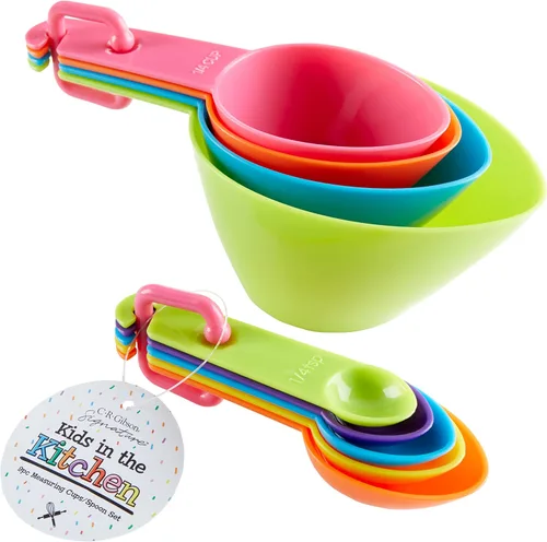 Miniatura 10 de C.R. Gibson Kids Games - Juego de actividades de cocina Little Chef para niños pequeños y preescolares, 10 unidades, anillo de tarjetas de recetas