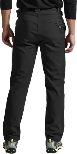 Miniatura 3 de JHMORP Pantalones de nieve para hombre, repelente al agua, para esquí, snowboard, forro polar, pantalones de concha suave, pantalones con cinturón