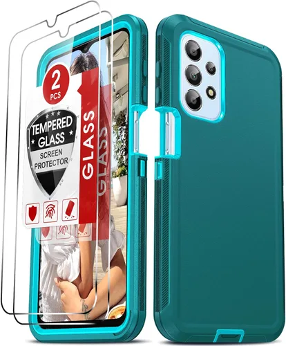 Miniatura 46 de LeYi Funda compatible con Samsumg Galaxy A05 4G: Galaxy A05 4G con resistente a los golpes, 3 en 1 de cuerpo completo, protección resistente