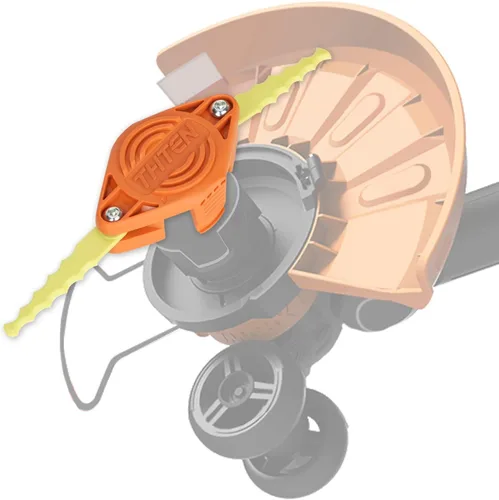 Miniatura 7 de THTEN WA0010 WA0004 - Carrete de repuesto de cabeza de cuchillas de recortadora de 10 pies y 0.065 pulgadas, compatible con Worx WG180, WG175
