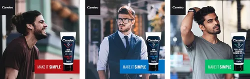 Miniatura 3 de Cameleo Nuevo champú de fórmula para hombre contra el cabello gris refresca con extracto natural de avellana
