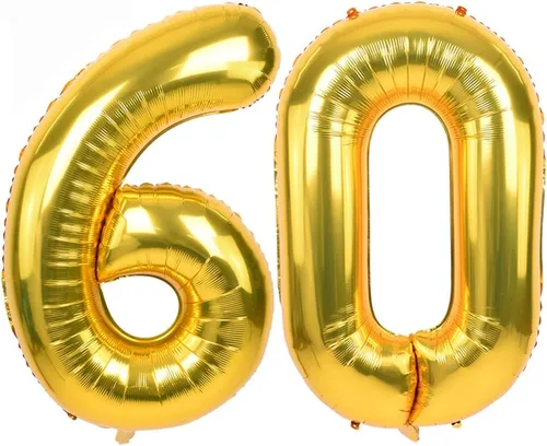Miniatura 11 de TONIFUL Globos dorados de 40 pulgadas con números grandes del 0 al 9, globos digitales de helio del número 5, globos de aluminio de Mylar con Nmuber