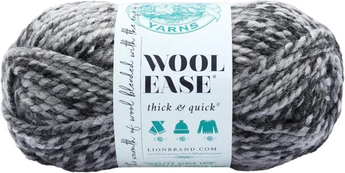 Miniatura 145 de Lion Brand Yarn - Ovillo de lana Wool-Ease Thick & Quick color fuerza aérea