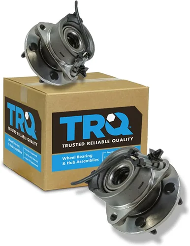 TRQ Juego de conjunto de rodamiento de rueda delantera y buje de 2 piezas Compatible con Chevrolet Cobalt 2005-2010 HHR 2006-2011 Pontiac G5