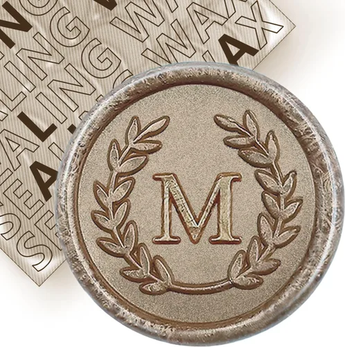 Miniatura 122 de 25 calcomanías adhesivas de cera con letra G doradas, hechas a mano, sin necesidad de sellar, rasgar y usar calcomanías de cera para invitaciones