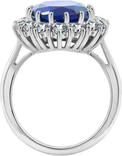 Miniatura 3 de Tienda Essentials Anillo de plata de ley chapada en platino con detalles de circonita Infinite Elements, (anteriormente colección Tienda)