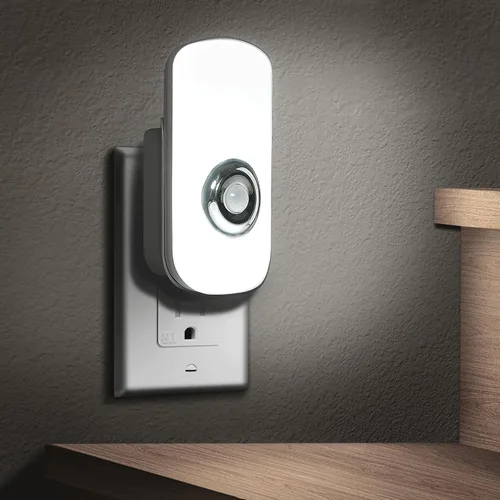 Miniatura 5 de Sensky Luz Nocturna con Sensor de Movimiento 3-en-1 Enchufable, Linterna Recargable, Luz de Emergencia para Dormitorio, Baño, Sala de Estar