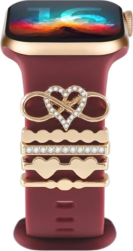 Miniatura 15 de Dijes para correa de Apple Watch para mujer de 1.575 pulgadas, 1.732 pulgadas, 1.614 pulgadas, 1.772 pulgadas, 1.654 pulgadas, 1.732 pulgadas, 1.732