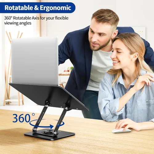 Miniatura 3 de BESIGN BS02 - Soporte de libro para lectura, soporte ajustable para libros, soporte ergonómico para laptop con clips elásticos para páginas