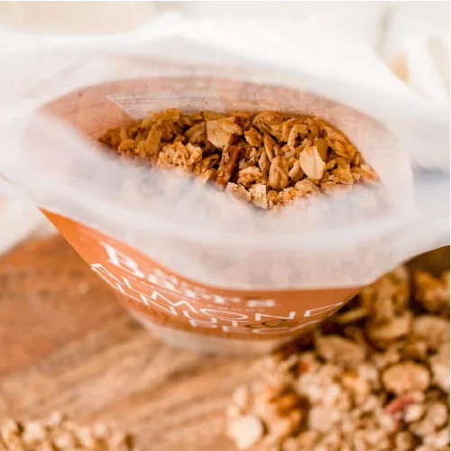 Miniatura 6 de Mrs. Barr's Natural Foods Granola Almendra, nuez y nuez Avena orgánica certificada sin gluten Textura suave Lote pequeño Calidad gourmet