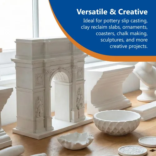 Miniatura 5 de Material de fundición de cerámica y cerámica de 4 libras de yeso perfecto