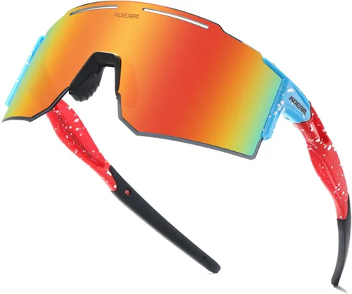 Gafas de sol polarizadas deportivas para mujeres y hombres, UV400, gafas de ciclismo, béisbol, correr, pesca, al aire libre, resistentes al viento