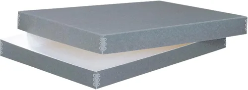 Lineco, Archival - Caja de almacenamiento para preservación de periódicos, diseño frontal con borde de metal, organizador de archivos sin ácidos,