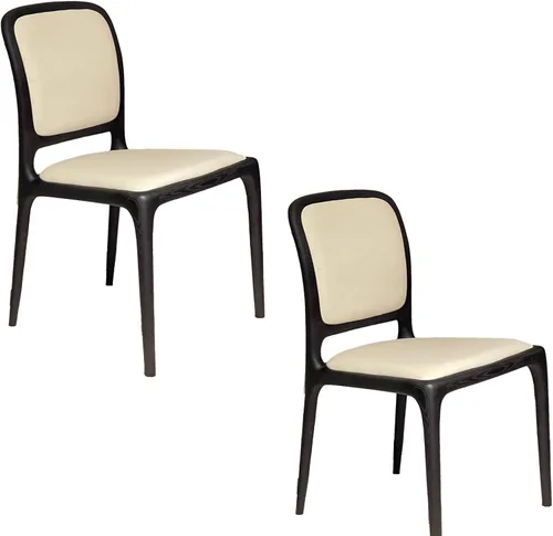 Miniatura 13 de Sillas de comedor de madera sin brazos, sillas de cocina de comedor, silla de escritorio de cocina de nogal con soporte trasero, silla
