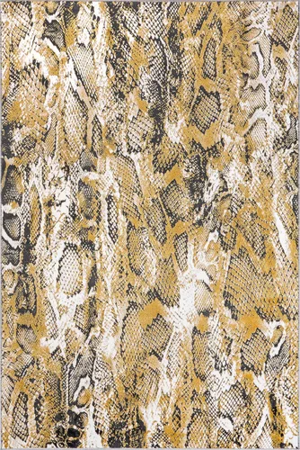 Miniatura 3 de nuLOOM Aideen Modern Snake Patterned Area Rug, 4x6, Beige