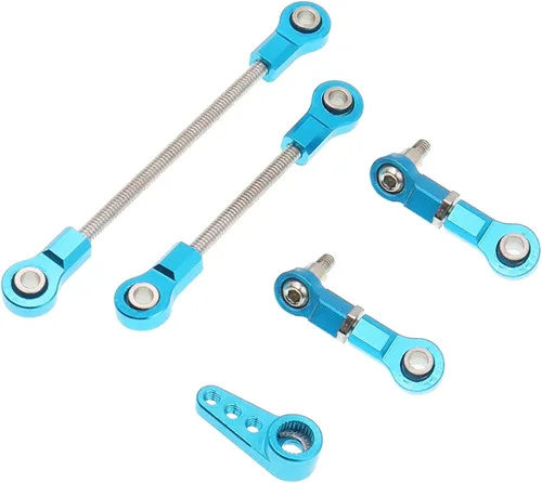 Miniatura 3 de Varilla de enlace de dirección delantera de metal, varillas, servo brazo 28T, compatible con WLtoys 1/28 284131 K969 k979 k989 k999 P929 RC Car