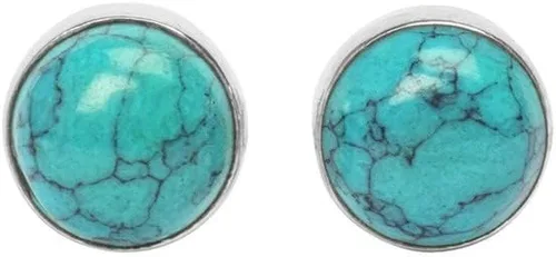 Miniatura 3 de Gemstone Stud Post Earrings, 925 Sterling Silver Gemstone Earring 6 MM Round Girl Women Gift