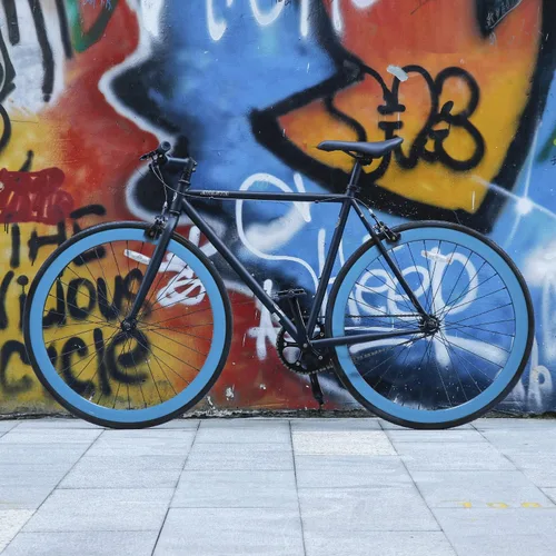 Miniatura 4 de AVASTA Single-Speed Fixed Gear Fixie Bike, Flip Flop Hub Urban Commuter Bicycle, 50/54/58cm Frame, Multiple