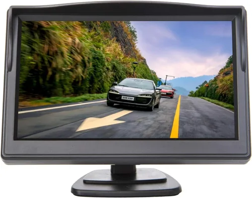 Miniatura 10 de 4.3 pulgadas pequeño mini digital abatible pantalla de monitor plegable para coche camión vehículo vista trasera kits de estacionamiento invertido