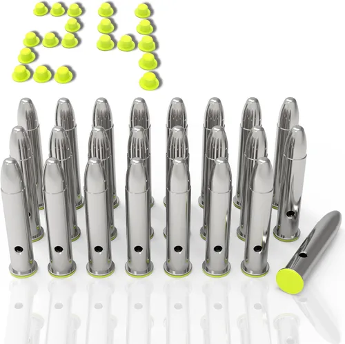 Miniatura 24 de Artemis Tapas de Seguridad Rondas de Entrenamiento Simuladas Reutilizables Múltiples Estilos con Peso Cercano al Real para Práctica de Fuego en Seco