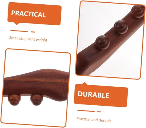 Miniatura 3 de Wood Massaging Stick Body Massager Portable Acupoint Scraping Tool for Back Waist Relief Lightweight for Travel Office Use