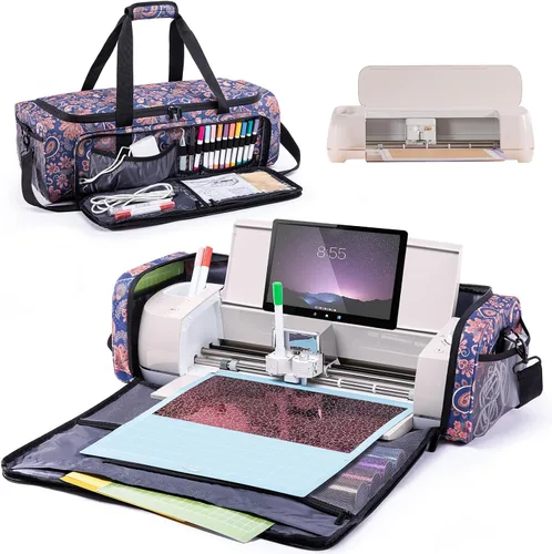 Miniatura 8 de Bolsa de Transporte IMAGINING para Cricut Maker 4, Maker 3, Explore 4, Explore 3, Explore Air 2, Almacenamiento con Gran Apertura para Accesorios