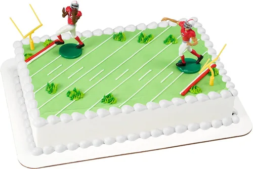 Miniatura 6 de Decoración de pasteles DecoSet con touchdown de fútbol americano