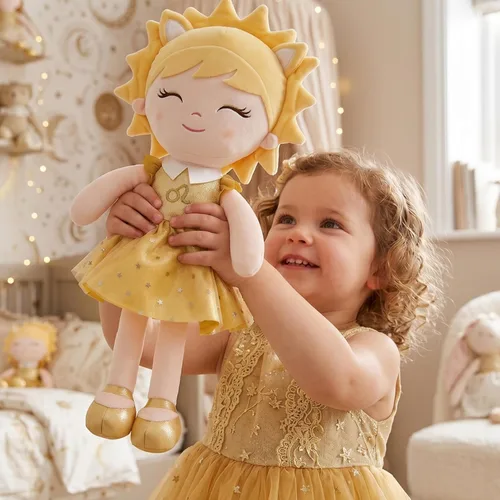 Miniatura 4 de Regalos de bebé niña muñecas de felpa constelaciones muñeca zodiaco regalo de cumpleaños 17 pulgadas Leao