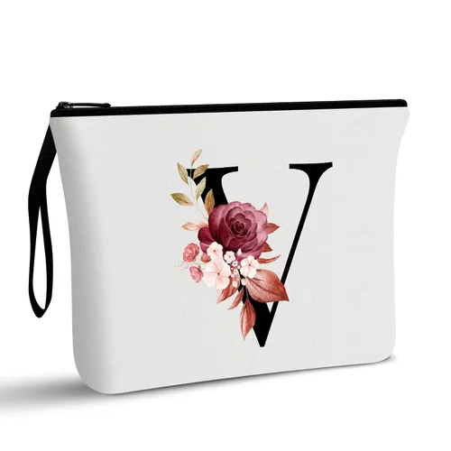 Miniatura 147 de Vavabox A-Z Bolsa de Maquillaje Personalizada, Regalos de Cumpleaños para Mujeres y Mamá, Regalos para la Mejor Amiga, Bolsa de Cosméticos