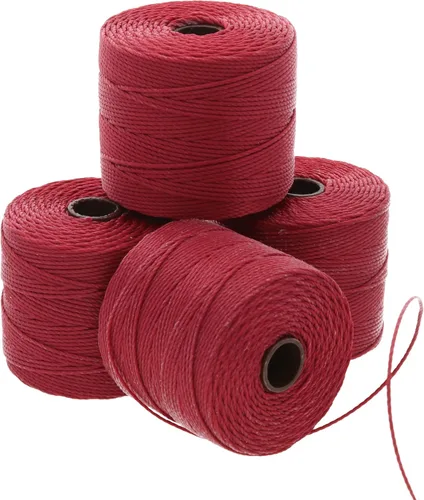 Miniatura 47 de The Beadsmith S-Lon Cordón para Cuentas – Cordón de Nylon Torcido de 0.5 mm para Ensartar, Paquete de 4, Mezcla de Neutrales Fríos, TEX210, 77