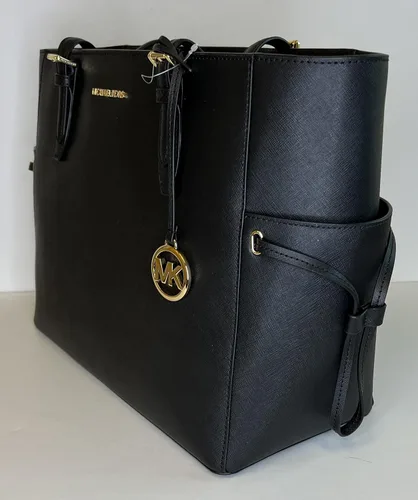 Miniatura 7 de Michael Kors MICHAEL Michel Kors Gilly - Bolsa de viaje con cordón grande con doble cierre para la muñeca